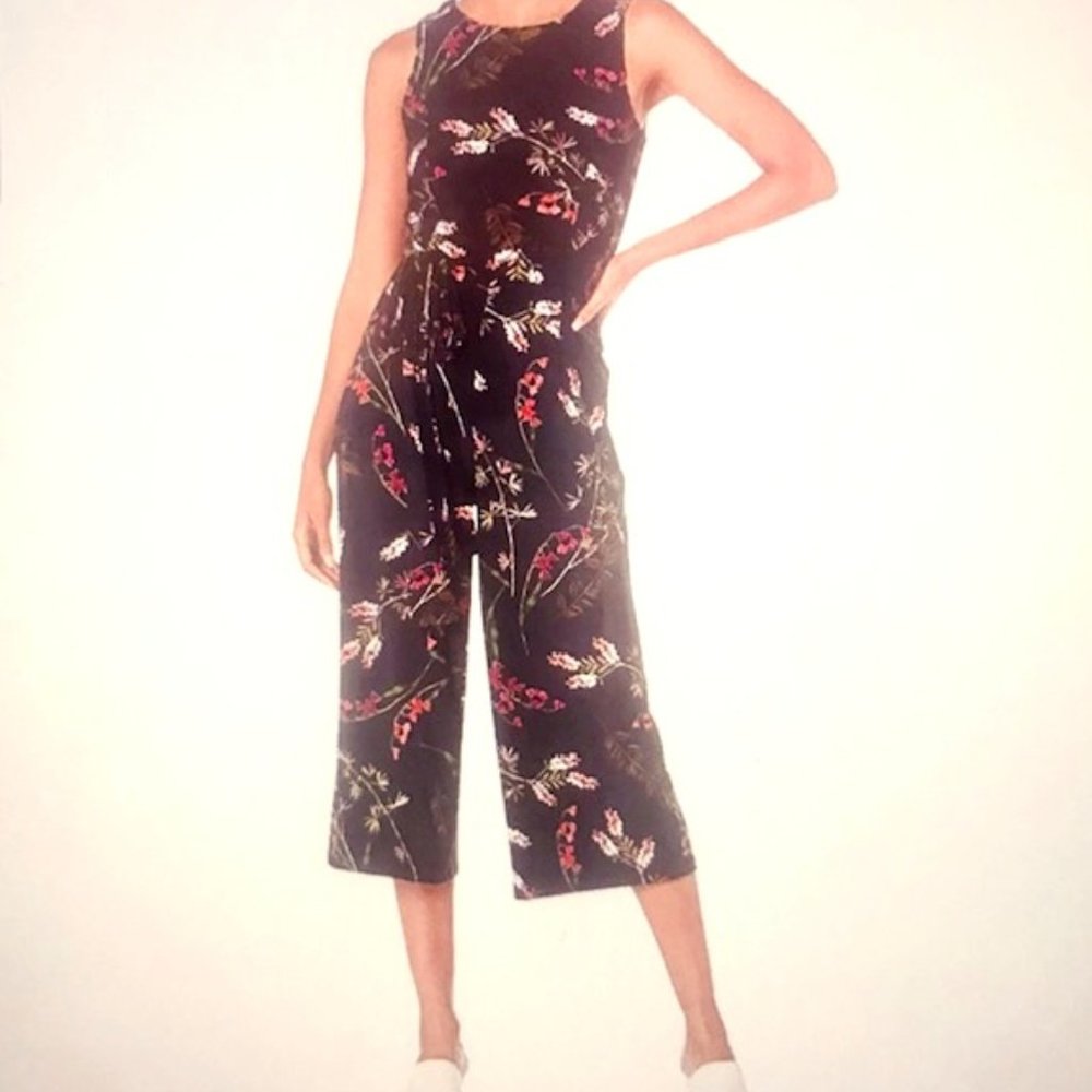 Tommy Hilfiger Women's Floral Cropped Jumpsuit